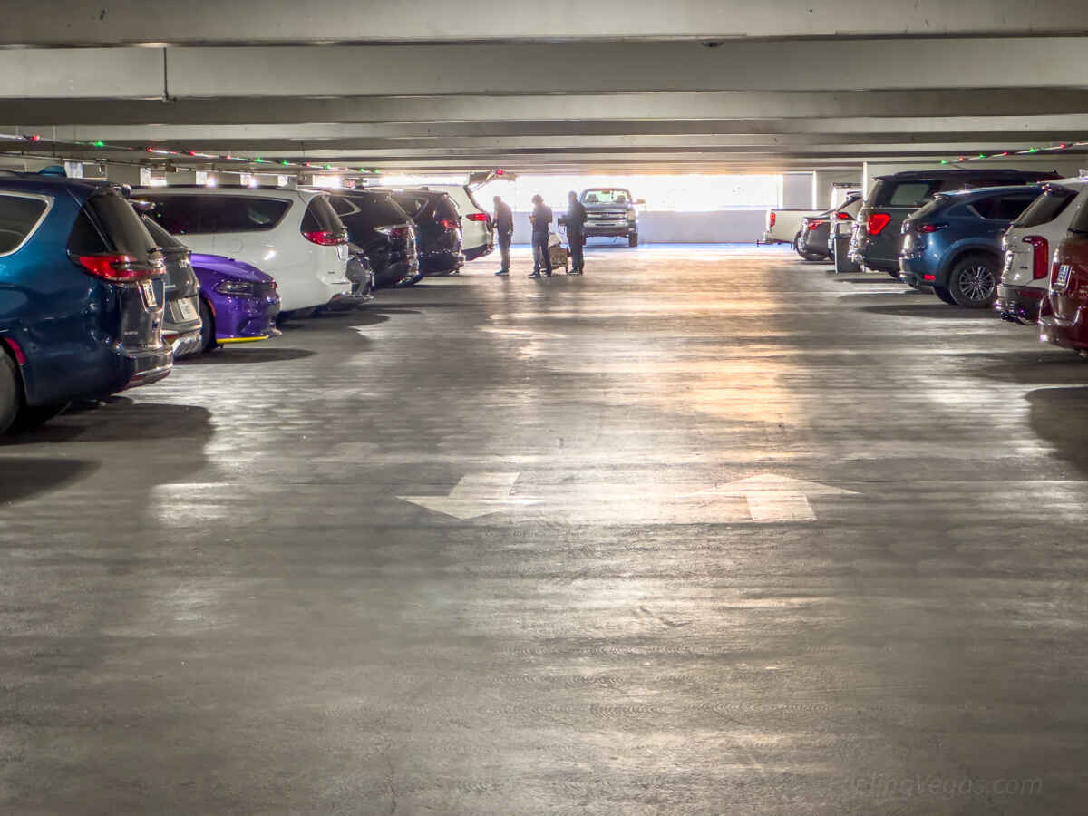 The Venetian Las Vegas self parking garage