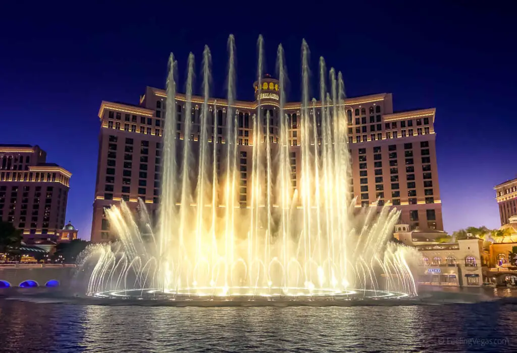 Bellagio Fountain Schedule & Song List (2024 Show Times) FeelingVegas