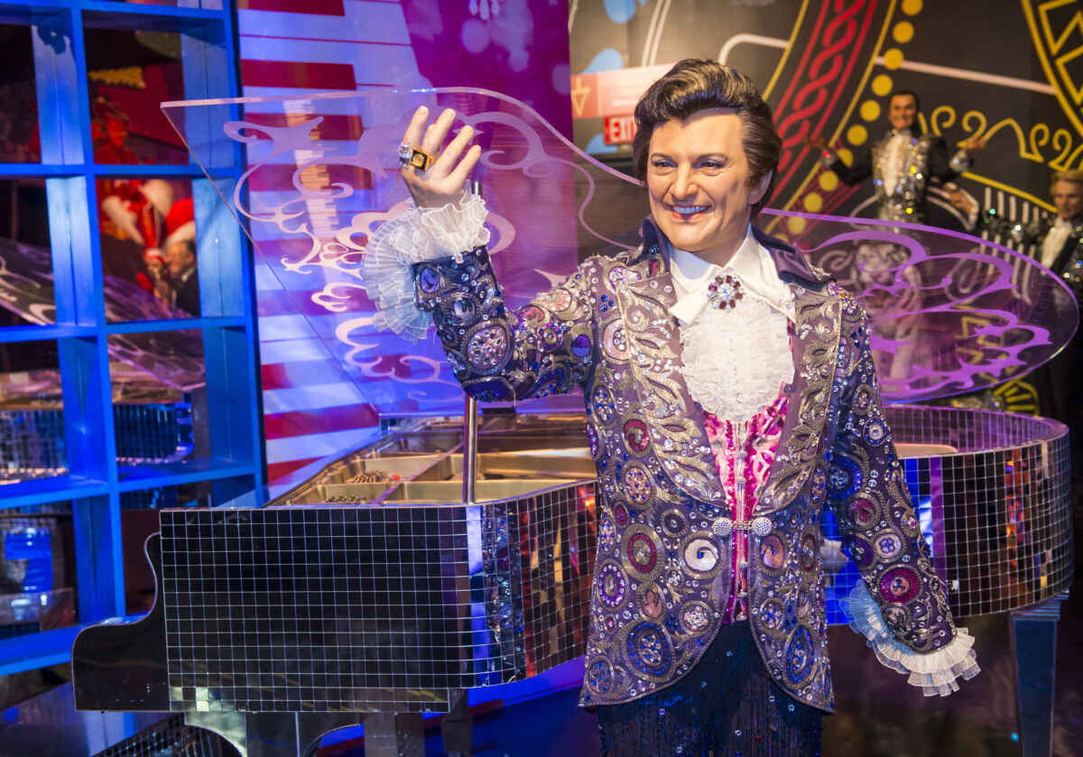 Liberace at Madame Tussauds Wax Museum in Las Vegas