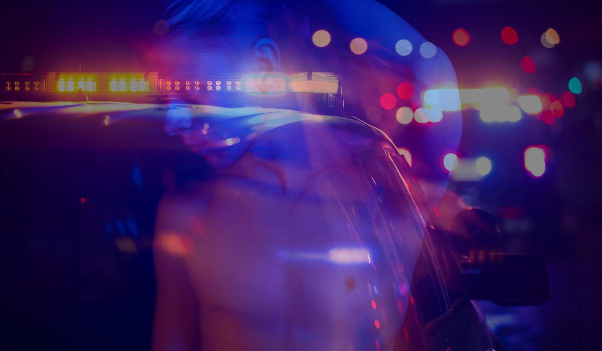 Naked man steals Las Vegas police car